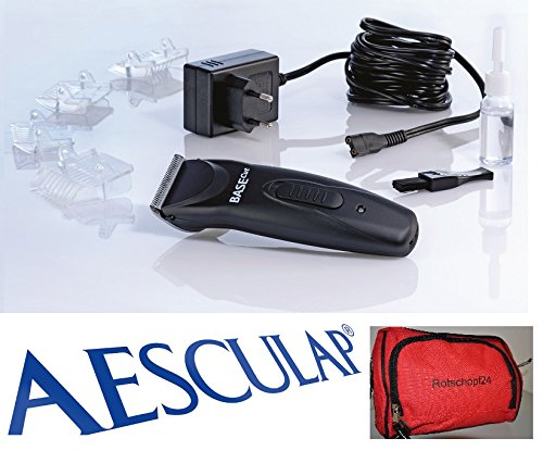 Rotschopf24 Edition: Aesculap Akku / Netz Schermaschine für die Pfoten und Gesicht / Pfotentrimmer + Tasche. 45577 von Rotschopf24