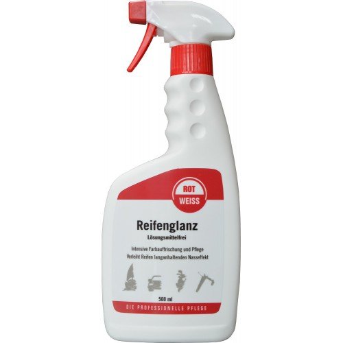 Rotweiss 1 Stück Reifenglanz 500ml Reifenpflege Reifenspray Auto Reifen Schutz von ROT WEISS