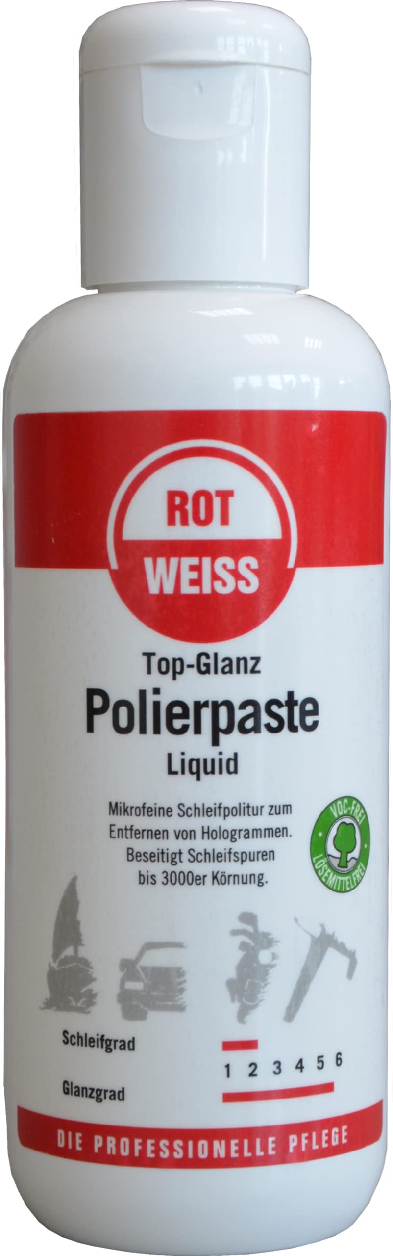 Rotweiss 1552 Top-Glanz Polierpaste Liquid 250 ml von ROT WEISS