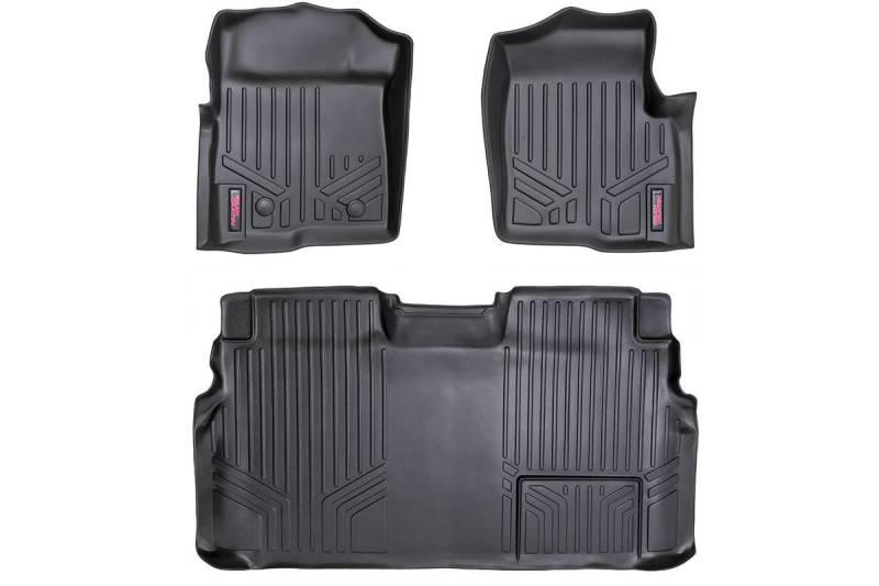 Rough Country Fußmatten für 2011–2014 Ford F-150 | SuperCrew Cab – M-51112, schwarz von Rough Country