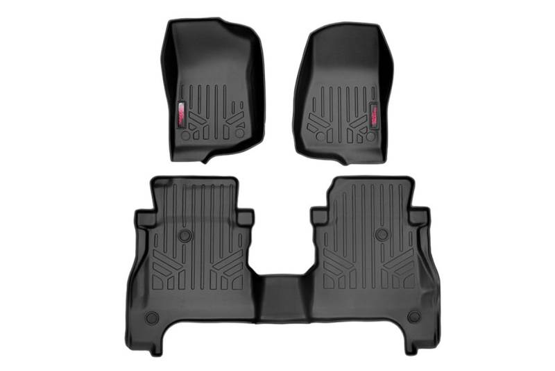 Rough Country Fußmatten für 2020-2022 Jeep Gladiator JT - M-61501 Schwarz von Rough Country