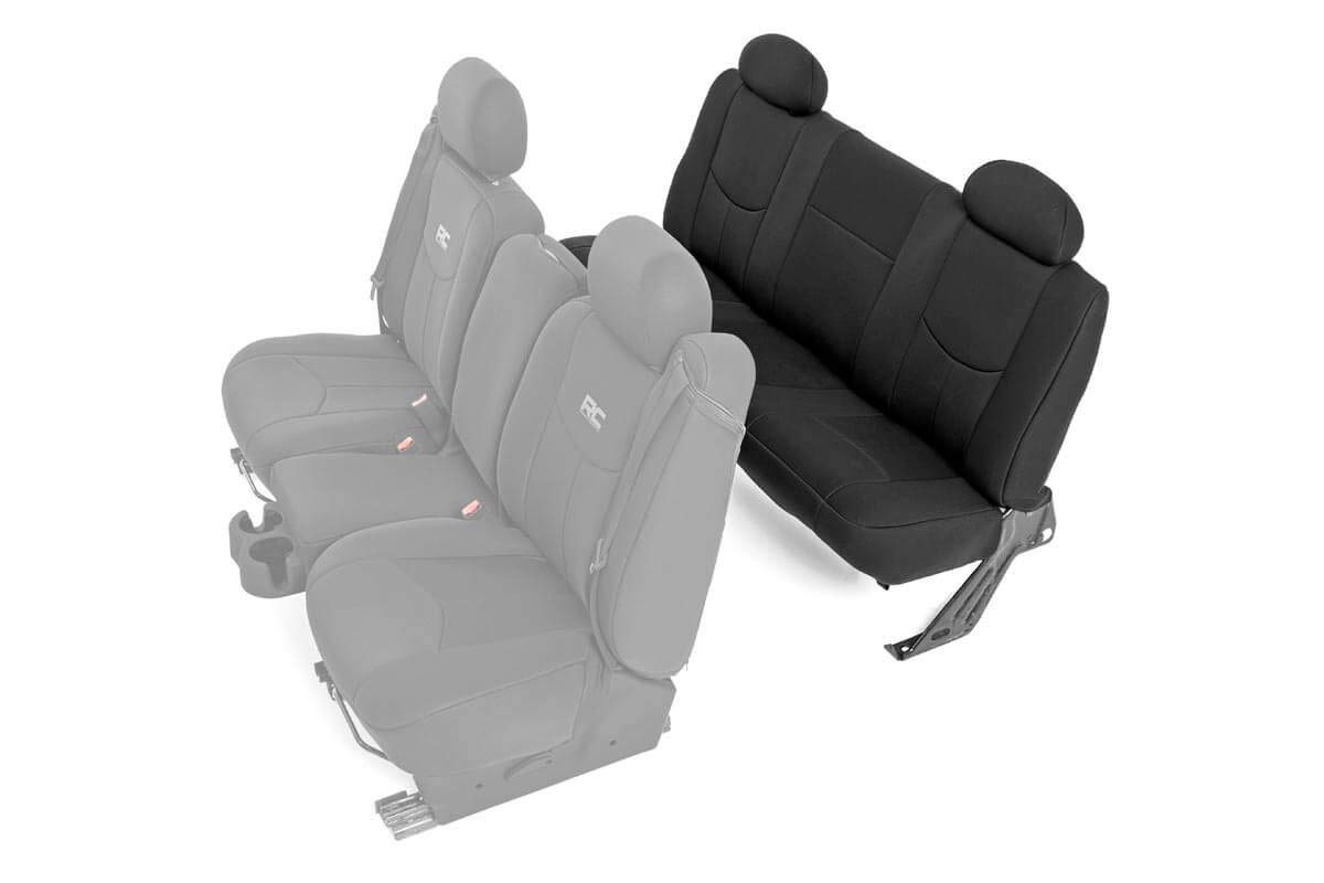 Rough Country Neopren-Sitzbezüge, passend für Chevy Silverado 1500 | Extended Cab | 2. Reihe | 91014 Rough Country Neopren-Sitzbezüge, passend für Chevy Silverado 1500 | Extended Cab | 2. Reihe | 91014 von Rough Country