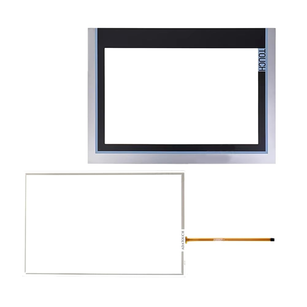 Roxvue 12-Touchscreen-Panel Aus Glas, Digitizer mit Overlay für 6Av2124-0Mc01-0Ax0 Tp1200 Comfort Touch von Roxvue