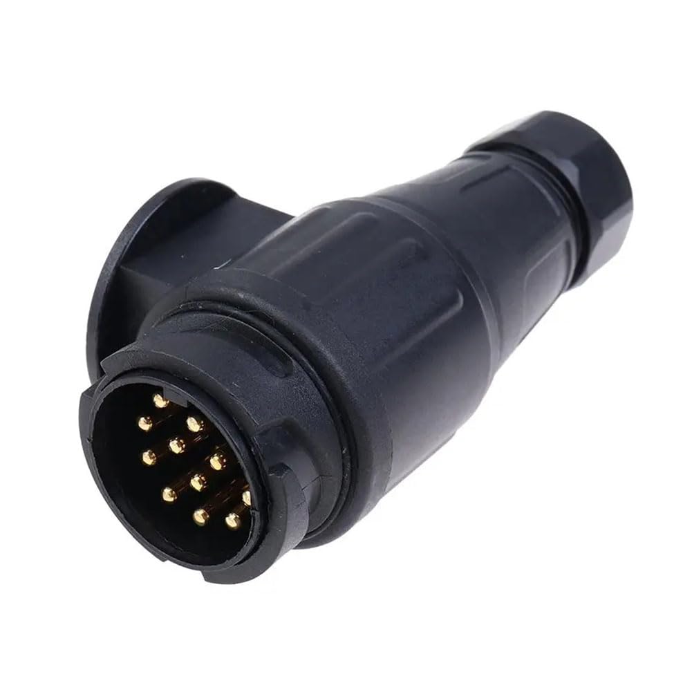 Roxvue 12V 13-Poliger Anhängerstecker Wasserdichter Anhängerstecker 13-Poliger Kunststoff-Elektroanschluss Verbindungskabel Adapter Anhängerwerkzeug Roxvue 12V 13-Poliger Anhängerstecker Wasserdichter Anhängerstecker 13-Poliger Kunststoff-Elektroanschluss Verbindungskabel Adapter Anhängerwerkzeug von Roxvue