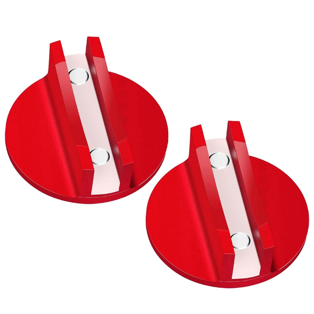 Roxvue 2 Stück Quetschschweiß-Wagenheber-Adapter, Universeller Aluminium-Rillen-Magnetrahmen-Schienenschutz, Wagenheber-Ständerpolster Fürs Auto Roxvue 2 Stück Quetschschweiß-Wagenheber-Adapter, Universeller Aluminium-Rillen-Magnetrahmen-Schienenschutz, Wagenheber-Ständerpolster Fürs Auto von Roxvue