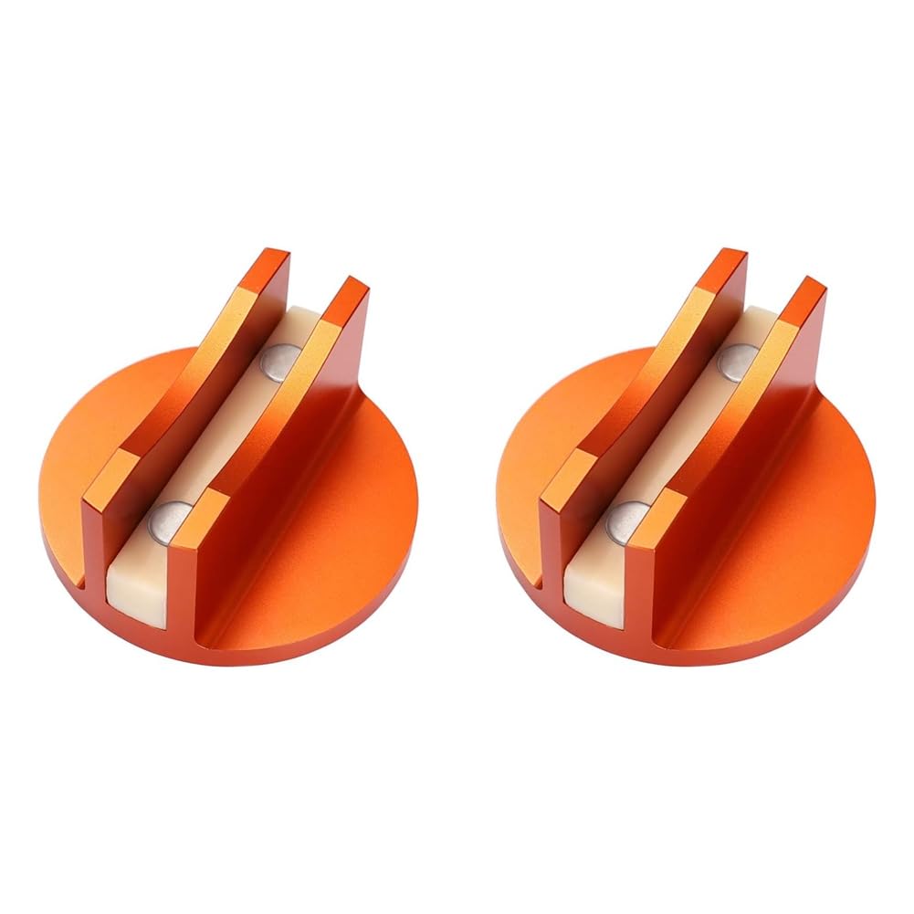 Roxvue 2-Teiliger Pinch Weld Jack Adapter mit Großem Schlitz, Magnetischer Wagenheberauflage mit Aluminiumrillen, Pinch Weld Adapter für Wagenheberständer Roxvue 2-Teiliger Pinch Weld Jack Adapter mit Großem Schlitz, Magnetischer Wagenheberauflage mit Aluminiumrillen, Pinch Weld Adapter für Wagenheberständer von Roxvue