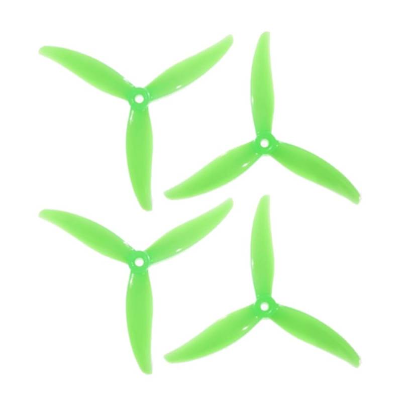 Roxvue 4 Stück MCK 3-Blatt PC Propeller 5,1 2CW+2CCW Drohnenpropeller für FPV Freestyle Juicy Sbang Drohnen DIY Teile C von Roxvue