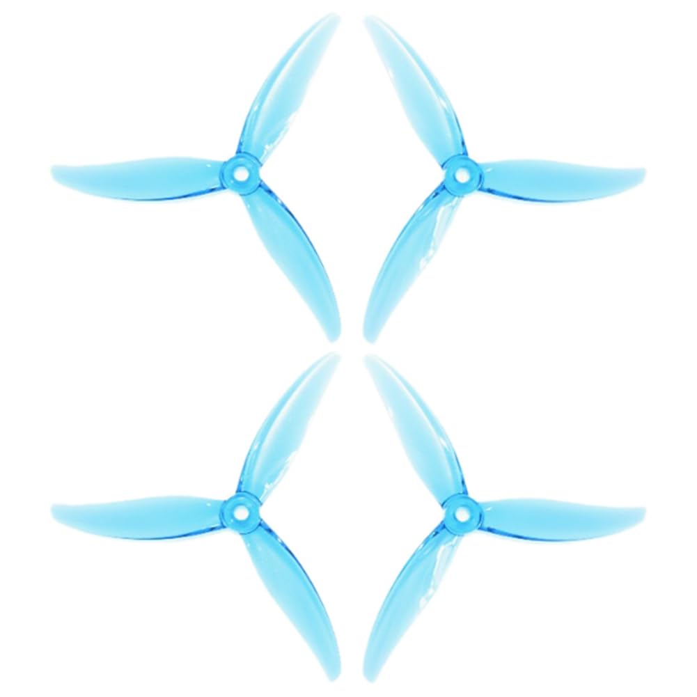 Roxvue 4Pcs MCK 3-Blade PC Propeller 5.1 2CW+2CCW Drohnen Propeller für FPV Freestyle Juicy Sbang Drohnen DIY Teile B von Roxvue