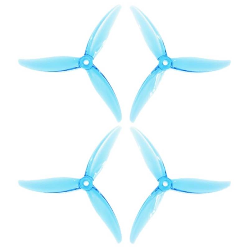 Roxvue 4Pcs MCK 3-Blade PC Propeller 5.1 2CW+2CCW Drohnen Propeller für FPV Freestyle Juicy Sbang Drohnen DIY Teile B von Roxvue