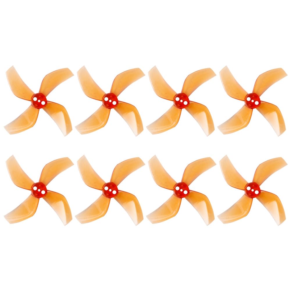 Roxvue 8 STÜCKE D51 2020 4-Blatt-Propeller 2x2x4 2 1,5 mm PC-Propeller für RC FPV Racing Freestyle OddityRC Tinywhoop Drone B von Roxvue