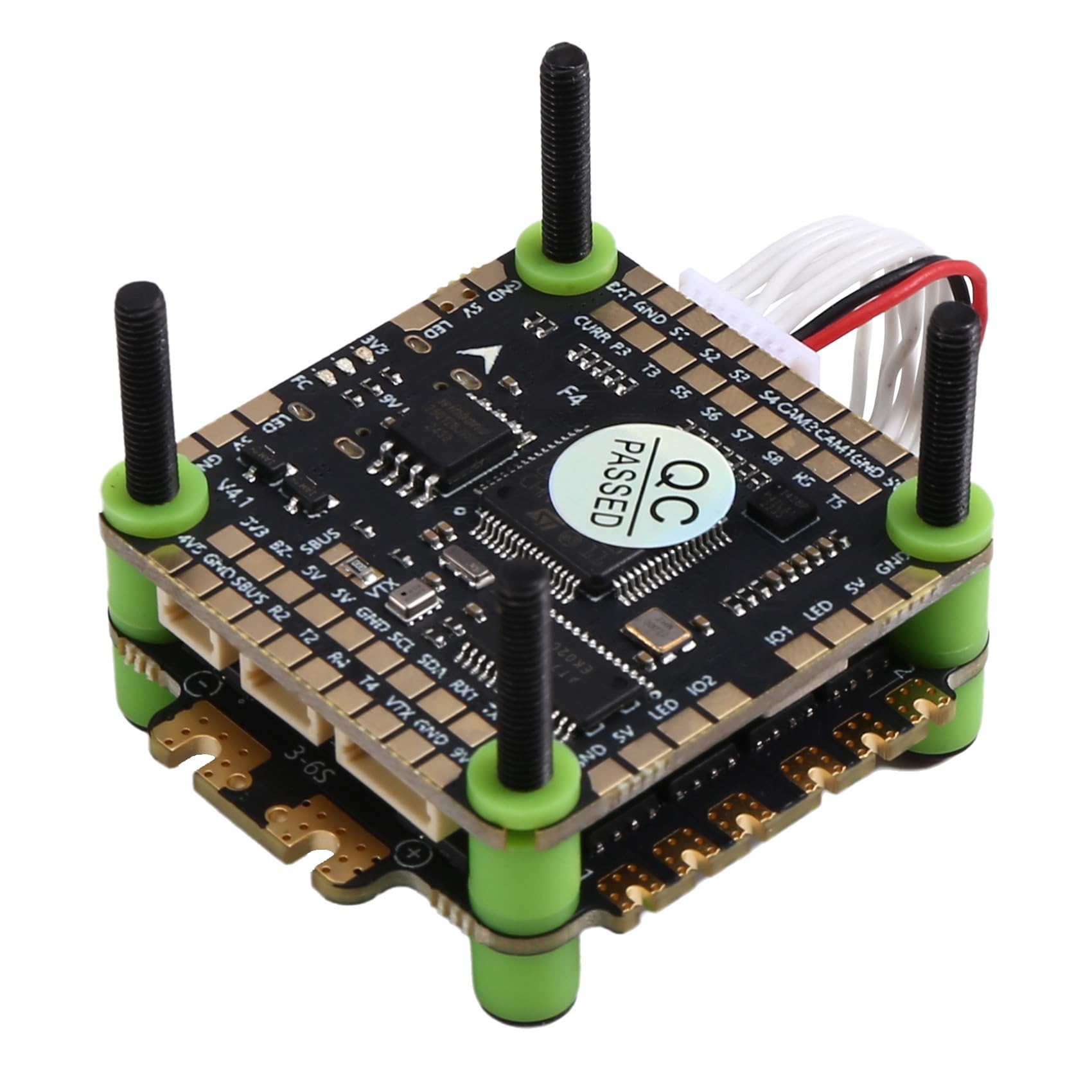 Roxvue F460S V4 FC&ESC FPV Stack F405 V4 Flugsteuerung 60A 4in1 ESC 30X30 für RC FPV Drohne von Roxvue