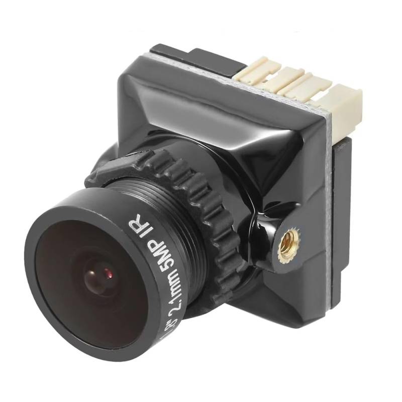 Roxvue FPV Kamera 1800TVL 5MP 2,1mm 1/8 Starlight Sensor 5V-40V NTSC/PAL mit OSD für RC FPV Racing Drohne DIY Teile Schwarz von Roxvue