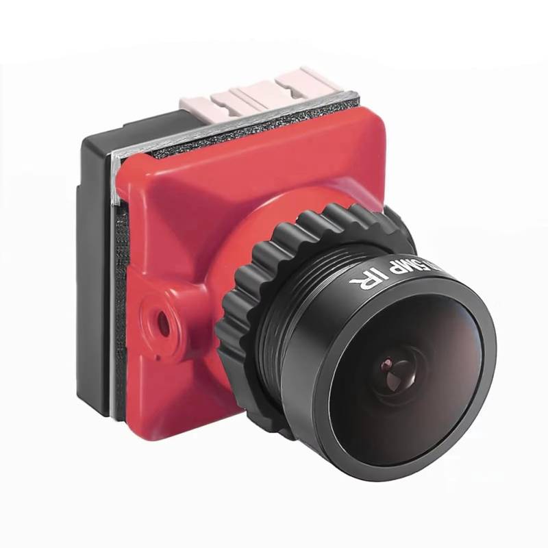 Roxvue FPV Kamera 1800TVL 5MP 2,1mm 1/8 Starlight Sensor 5V-40V NTSC/PAL mit OSD für RC FPV Racing Drone DIY Teile Rot von Roxvue