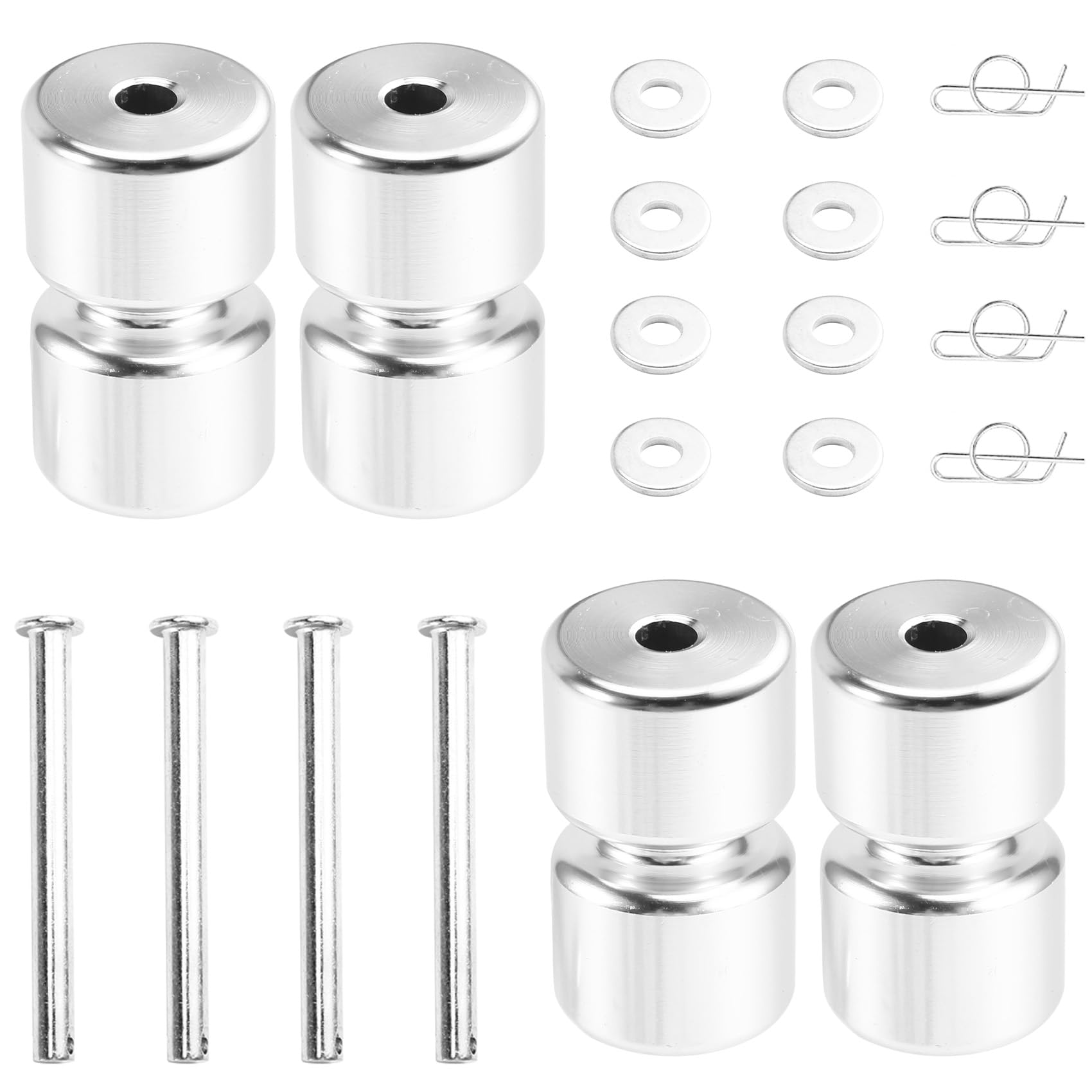 Roxvue GL1 GMNR925 Anhänger Türrolle Anhänger Lift Teile Rollenkit Geeignet für das Anheben Von Beidseitigen Anhänger-Heckliften Silber Roxvue GL1 GMNR925 Anhänger Türrolle Anhänger Lift Teile Rollenkit Geeignet für das Anheben Von Beidseitigen Anhänger-Heckliften Silber von Roxvue