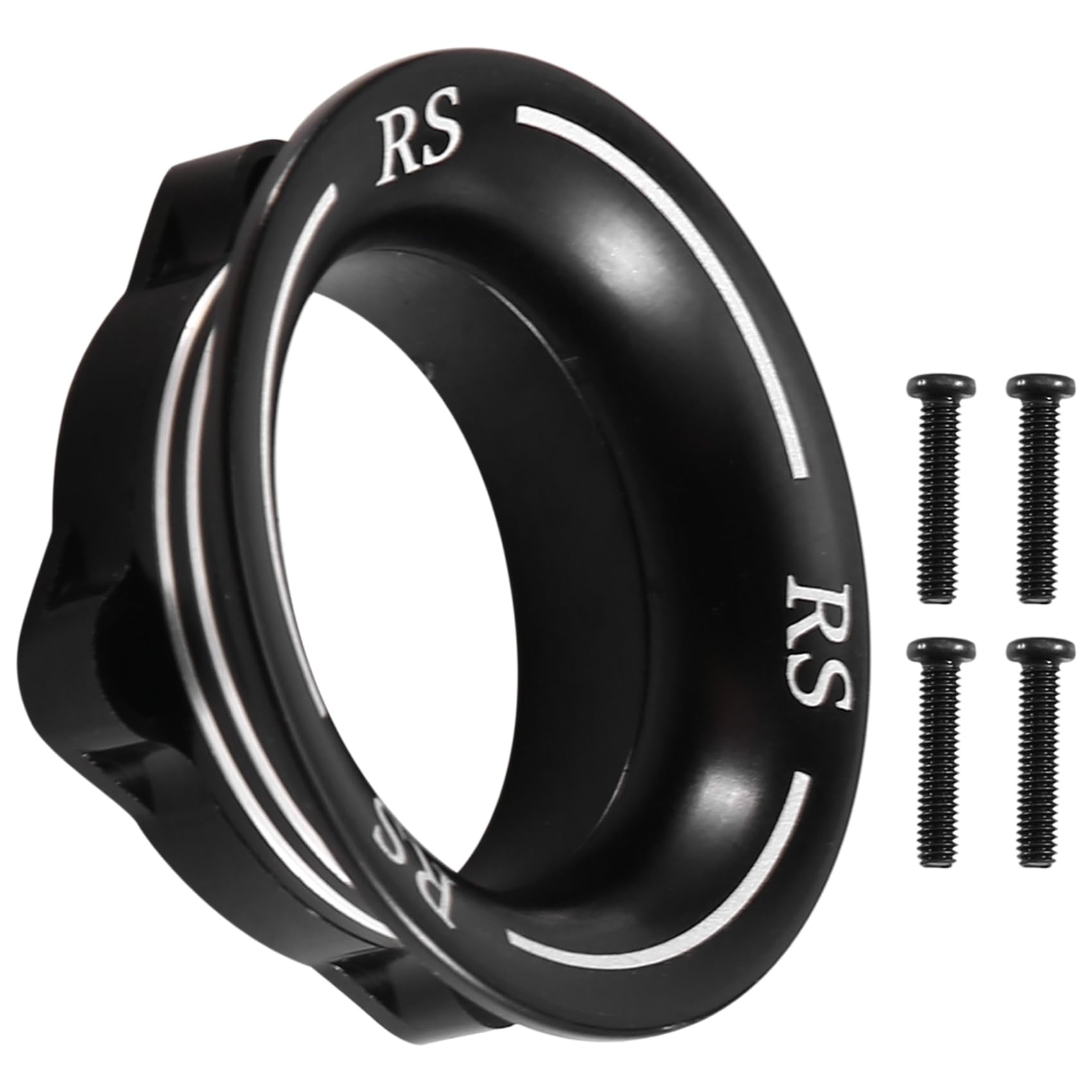 Roxvue Metal Beadlock-Rad- Radfelge Gummireifen-Set 25x25mm, Schwarz für/RC Auto von Roxvue