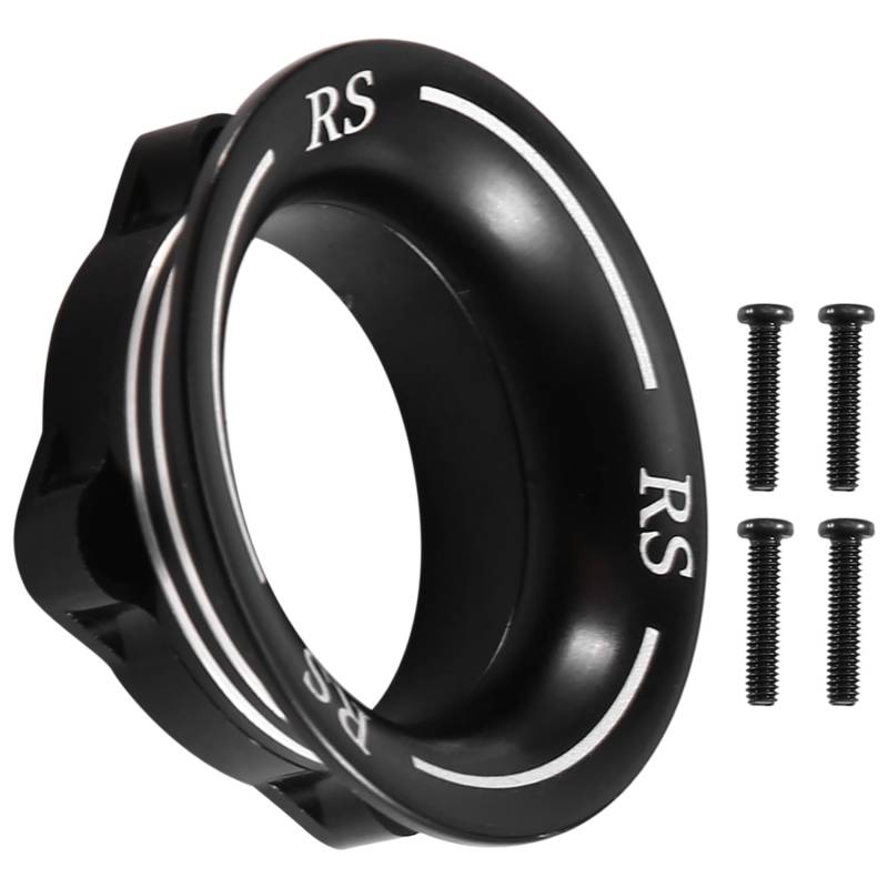 Roxvue Metal Beadlock-Rad- Radfelge Gummireifen-Set 25x25mm, Schwarz für/RC Auto von Roxvue