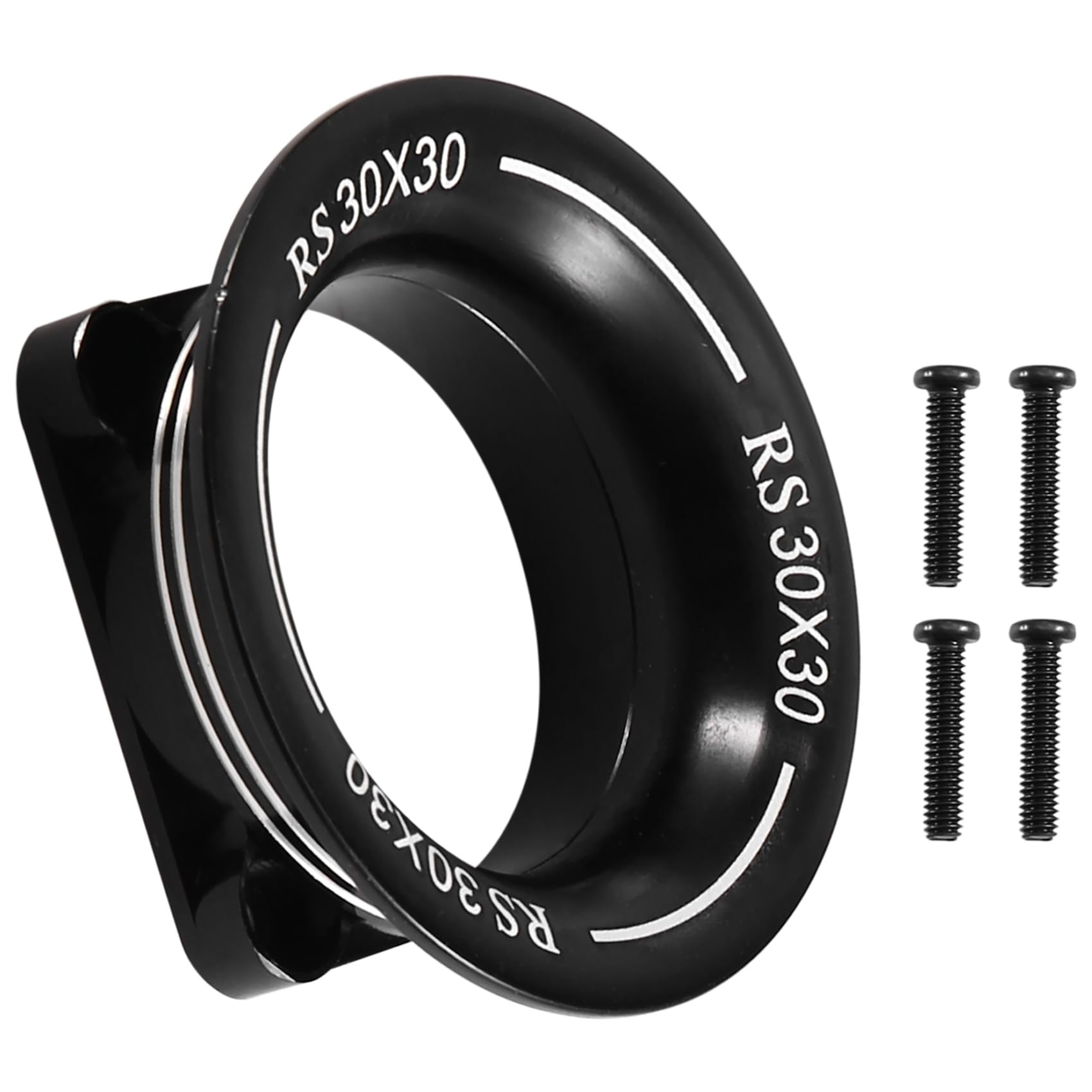 Roxvue Metall-Beadlock-Felge Beadlock-Randgummi-Reifen-Set 30x30mm, Schwarz für/RC Auto von Roxvue