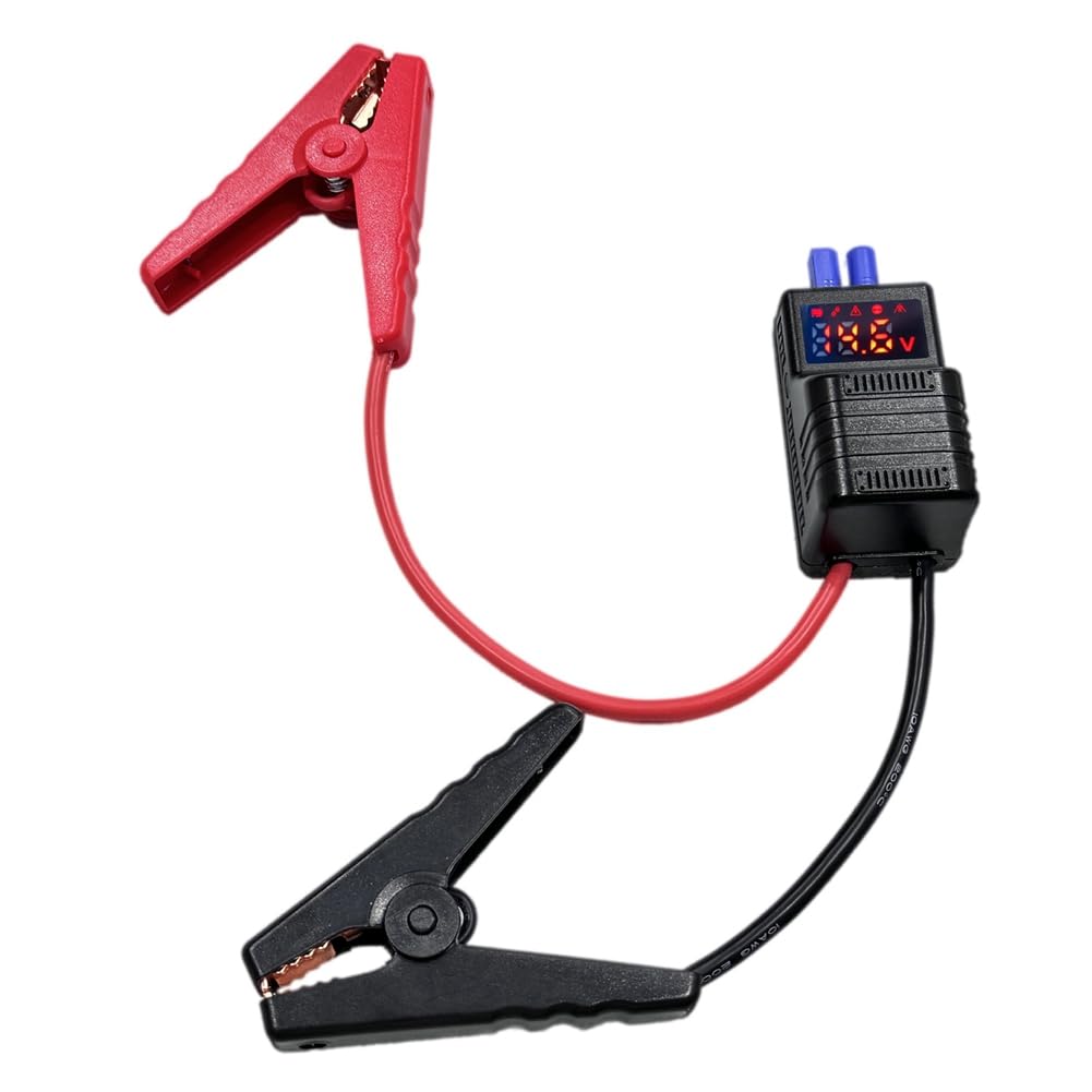 Roxvue Mit EC5-Stecker, Not-Überbrückungskabel-Clip, Intelligenter -Booster, Verpolungsschutz, 650 A, 12 V von Roxvue