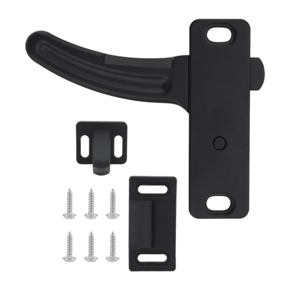 Roxvue RV-Fliegengittertür-Verriegelungssatz, Legierung, Universell Passend, Türverriegelungsgriff-Set für Lastenanhänger, Möbelteile, Links von Roxvue