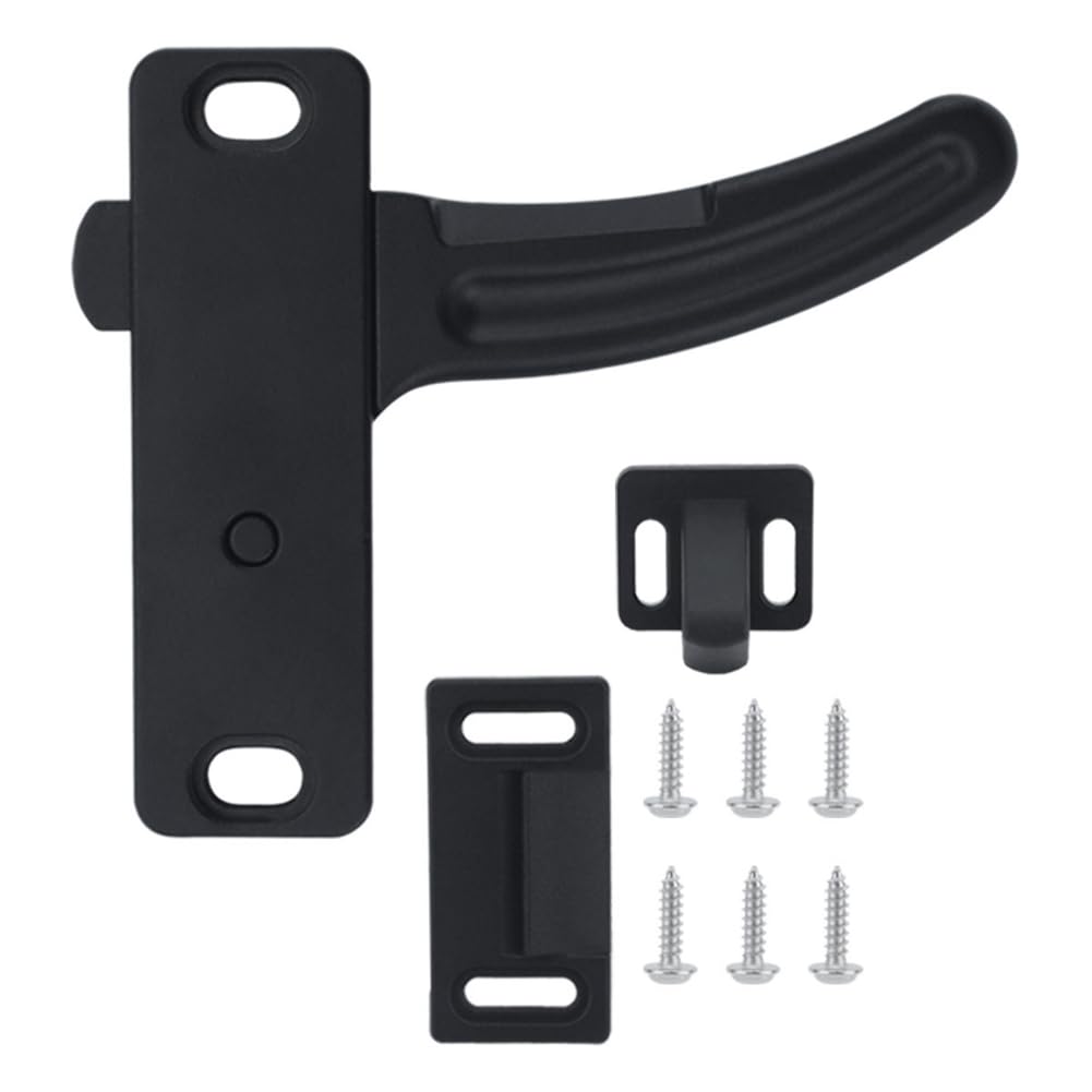 Roxvue RV-Fliegengittertür-Verriegelungssatz, Legierung, Universell Passend, Türverriegelungsgriff-Set für Lastenanhänger, Möbelteile, Rechts von Roxvue