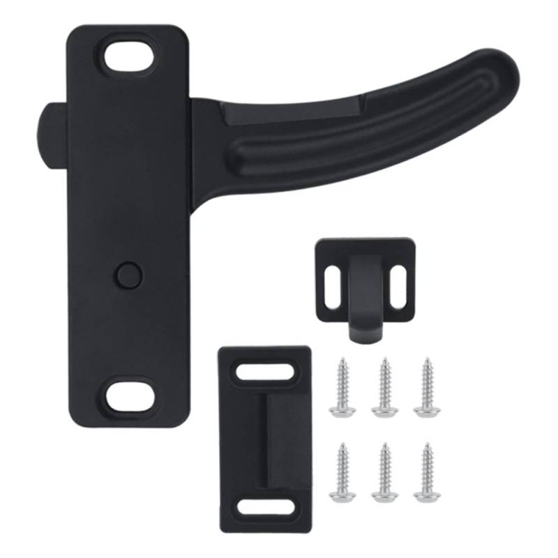 Roxvue RV-Fliegengittertür-Verriegelungssatz, Legierung, Universell Passend, Türverriegelungsgriff-Set für Lastenanhänger, Möbelteile, Rechts von Roxvue