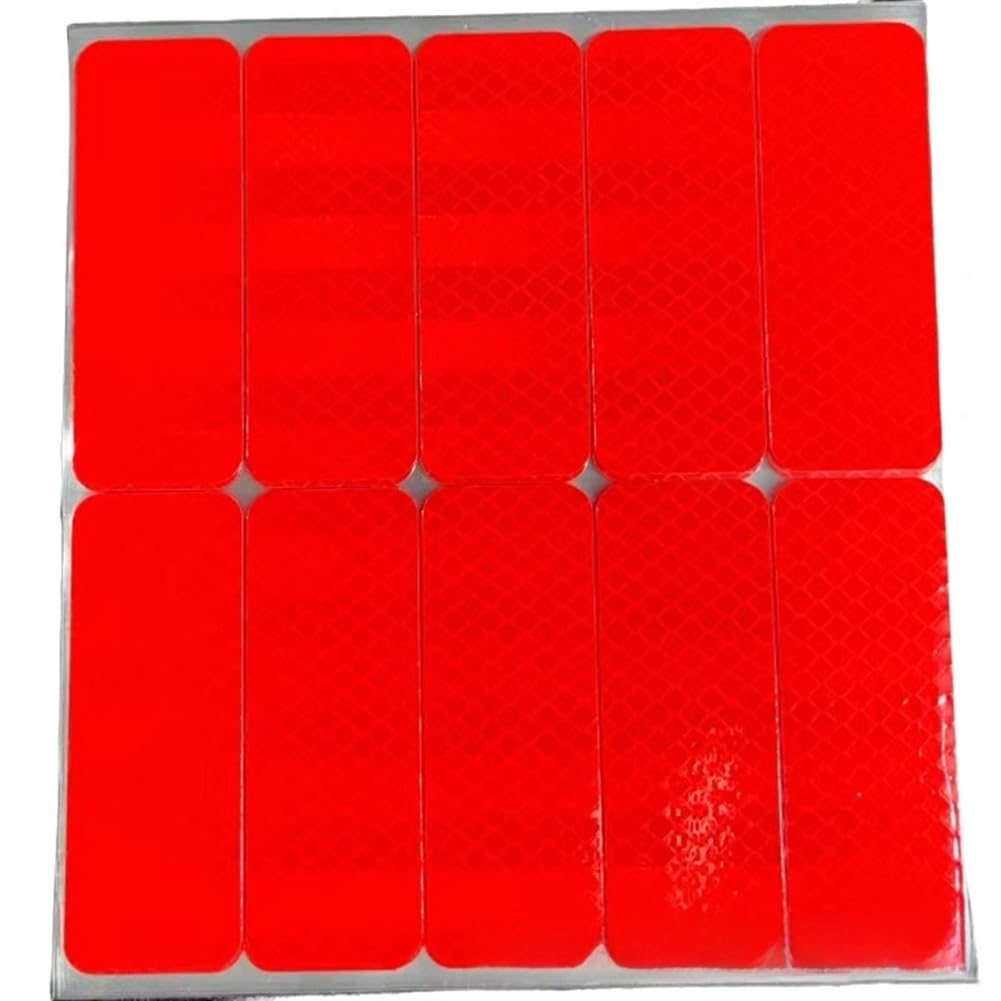 Roxvue Reflektierende Aufkleber für die Stoßstange des Autos, Reflektierende Warnstreifen, Klebeband, Sicherheitsaufkleber, Abziehbilder, Sicherheitswarnung A von Roxvue