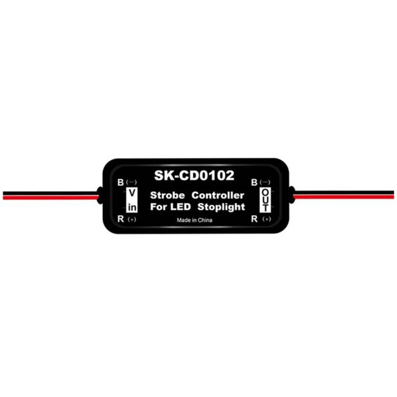 Roxvue Strobe-Controller Bremslicht-Blinkmodul für Auto-LED-Brems-/Bremslichtlampe 12V-16V LED-Blinklicht Rücklicht, SK-CD0102 von Roxvue