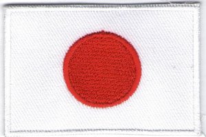 Aufnäher / Patch Flagge Fahne " Japan " von RoxxTox