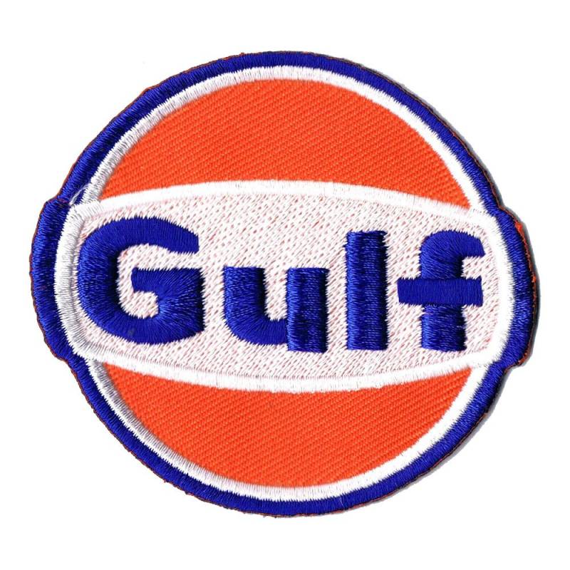 RoxxTox Sponsoren Aufnäher/Iron on Patch Gulf Grand Prix Racing Sponsor von Lucky Patches