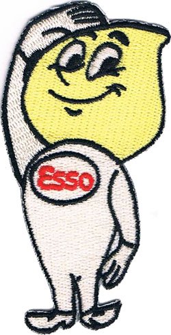 Sponsoren Aufnäher / Iron on Patch " ESSO " von RoxxTox