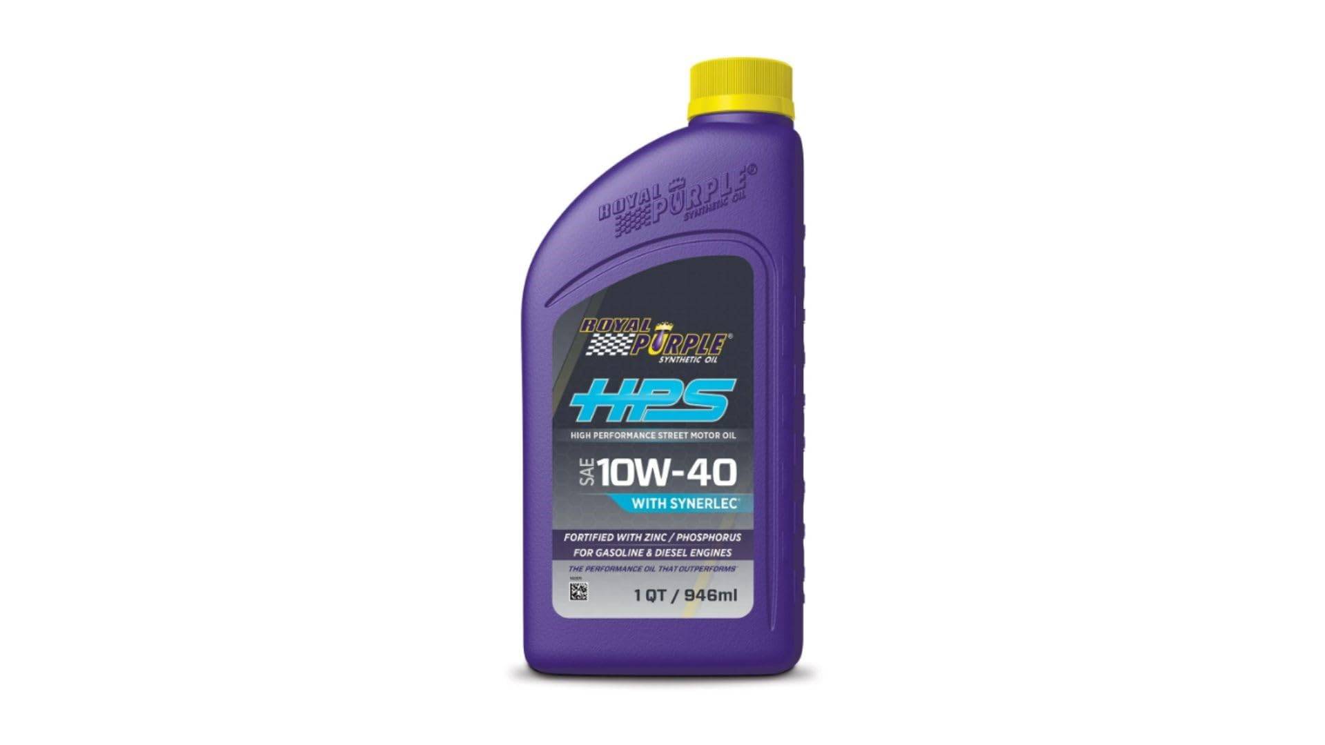 Royal Purple 31140 HPS 10W-40 High Performance Street Synthetic Motor Oil with Synerlec - 1 qt. by Royal Purple von Royal Purple