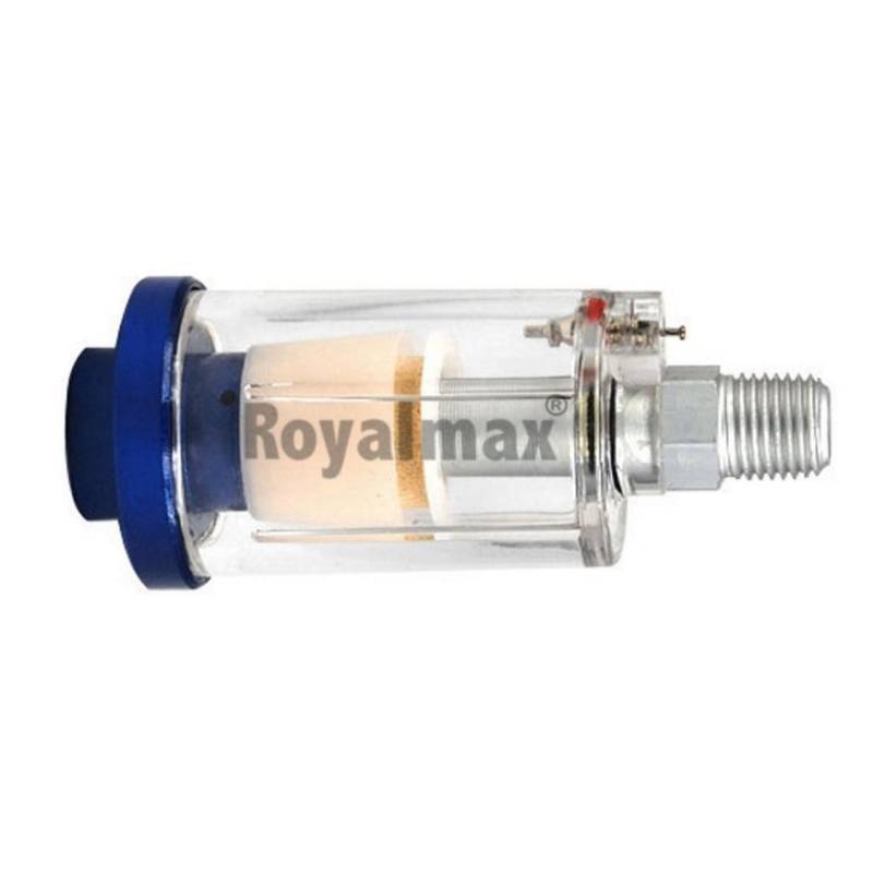 Royalmax® Mini Luftfilter 1/4 Zoll – Druckluft Wasserabscheider für Kompressor & Airbrush Systeme von Royalmax