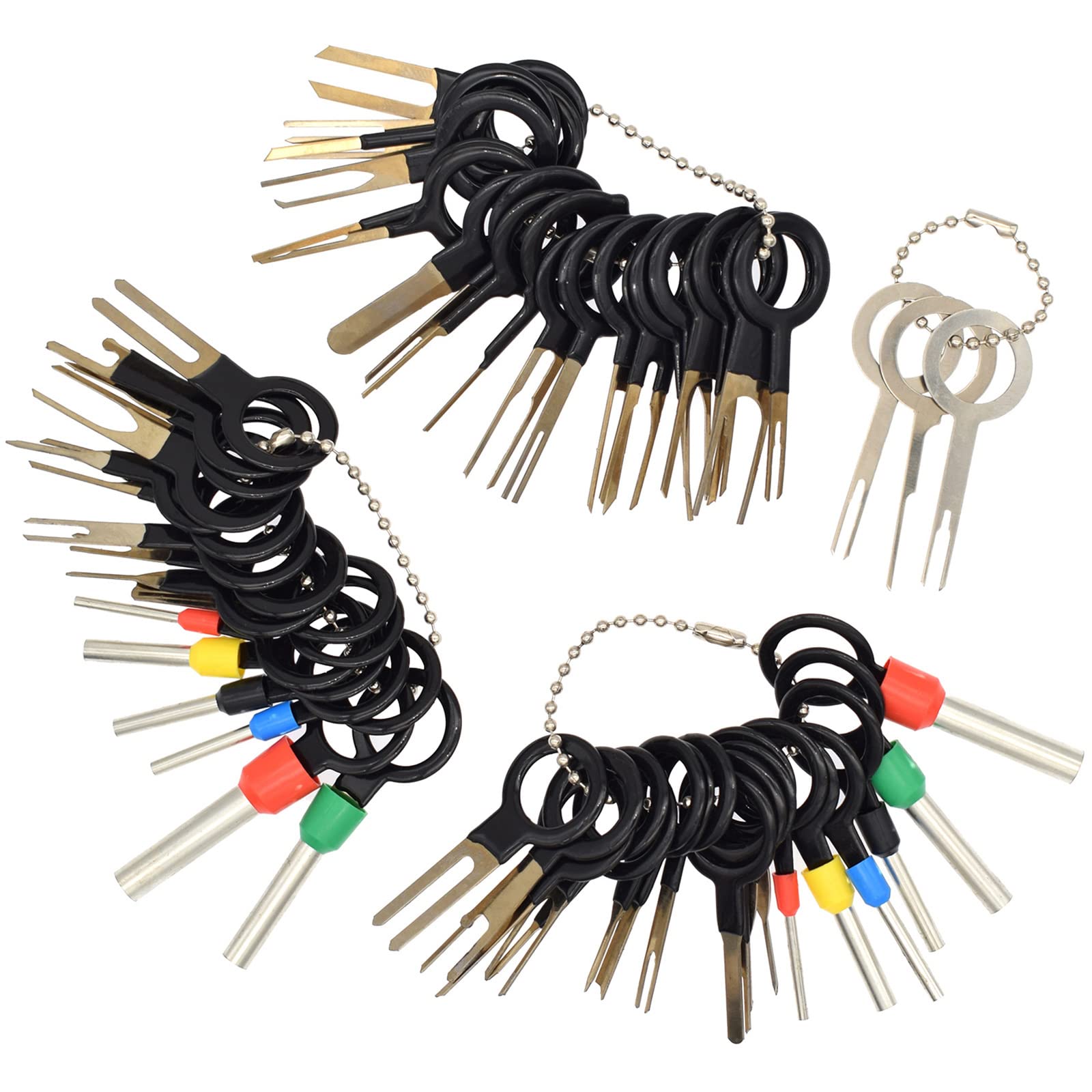 59 STK Terminal Removal Tool Kit für Auto Entriegelungswerkzeug KFZ Kabel Stecker Ausbau Werkzeug Auspinwerkzeug Terminal Removal Tool Steckverbindung Ausbauwerkzeug 59 STK Terminal Removal Tool Kit für Auto Entriegelungswerkzeug KFZ Kabel Stecker Ausbau Werkzeug Auspinwerkzeug Terminal Removal Tool Steckverbindung Ausbauwerkzeug von Royitay