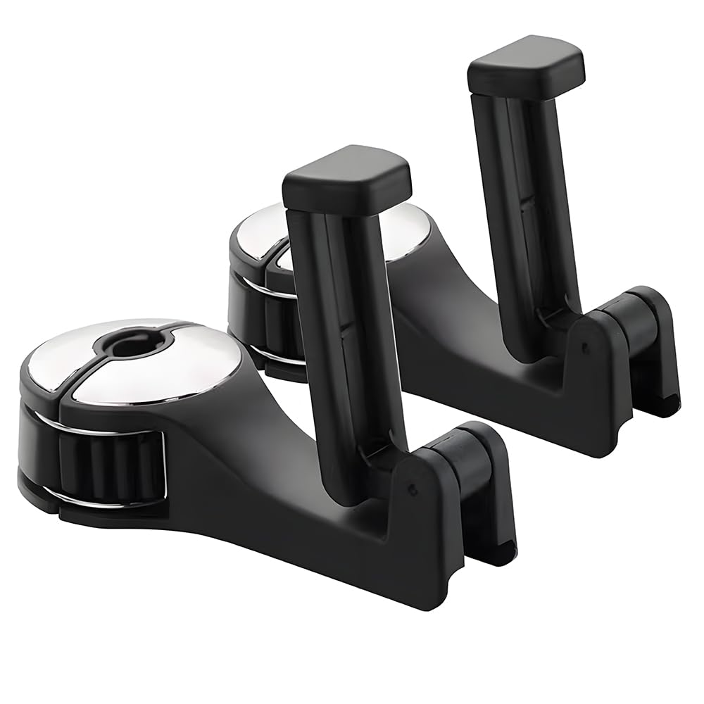 Roysmart 2 Stück Auto Kopfstützen Haken, Multifunktionaler Auto Haken, 2 in 1 Autositzhaken mit Handyhalterung 360° Versteckter Haken Drehbar, Auto Kopfstütze Handyhalter für Autozubehör Roysmart 2 Stück Auto Kopfstützen Haken, Multifunktionaler Auto Haken, 2 in 1 Autositzhaken mit Handyhalterung 360° Versteckter Haken Drehbar, Auto Kopfstütze Handyhalter für Autozubehör von Roysmart