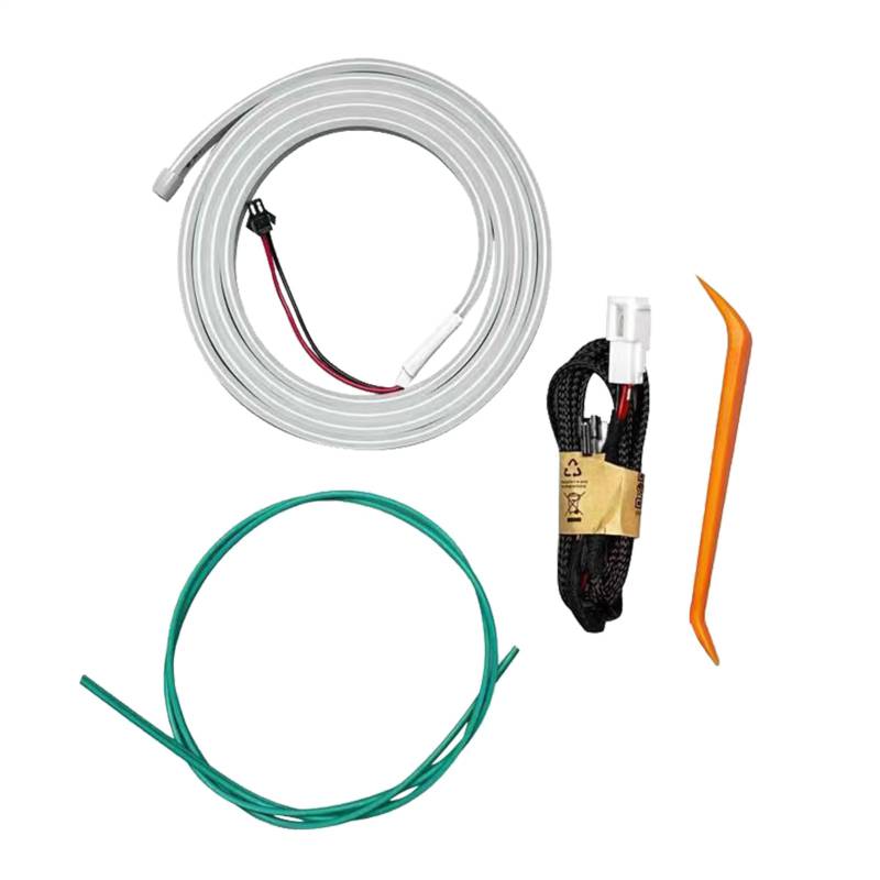 Kofferraum LED Strip, Ambient Lighting Auto, Schneidbare Flexible Auto Kofferraum Lichtleiste, Helle LED Beleuchtung, Ambient Lighting Upgrade, Weißes Licht, Für Nachtsichtbarkeit von Rproonay