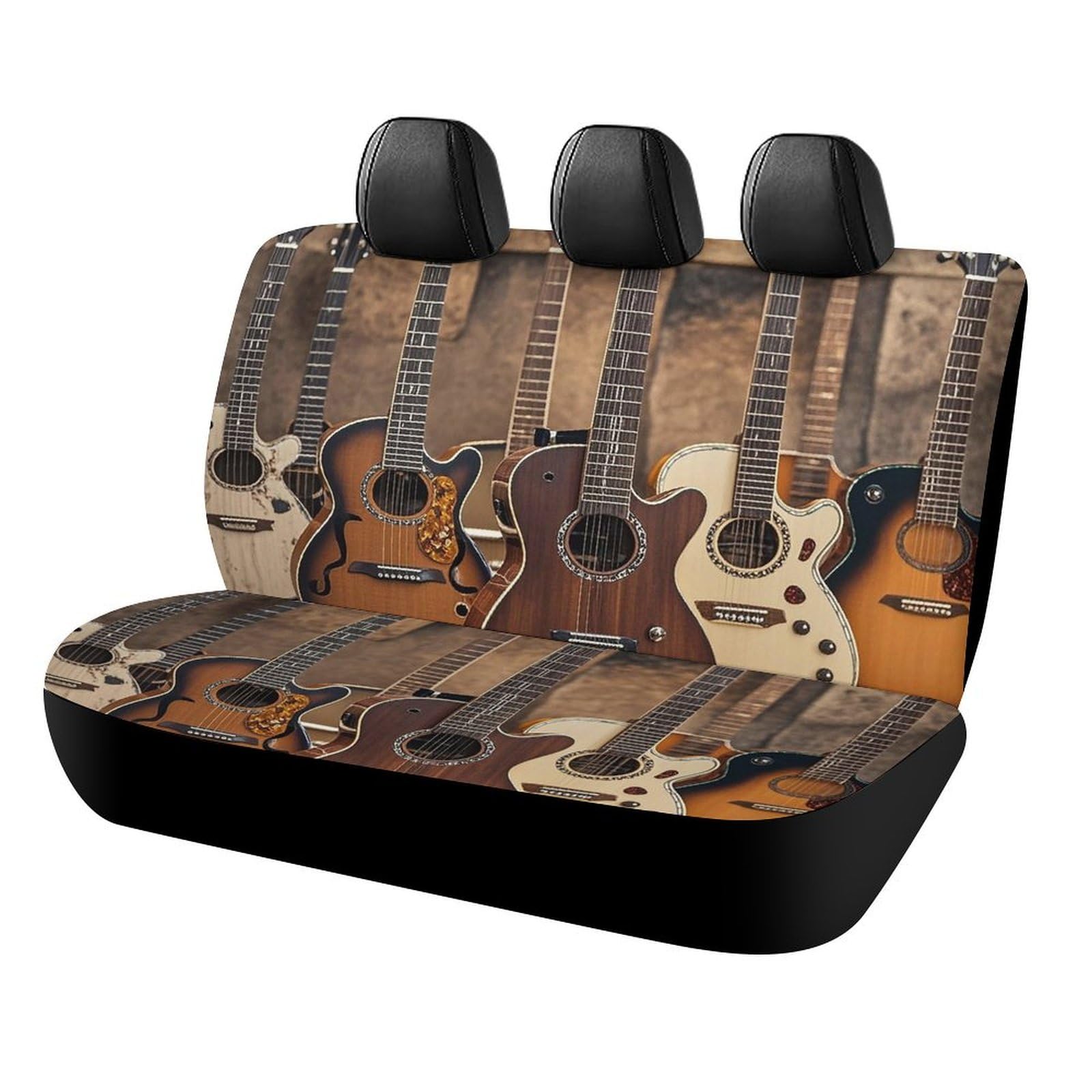 Rrtsmsgh Collection Gitarren-Auto-Rücksitzbezüge für die meisten Autos, einfach zu installieren, rutschfest, langlebig, universelles Autositzkissen für Haustiere, verschüttete Flüssigkeiten Rrtsmsgh Collection Gitarren-Auto-Rücksitzbezüge für die meisten Autos, einfach zu installieren, rutschfest, langlebig, universelles Autositzkissen für Haustiere, verschüttete Flüssigkeiten von Rrtsmsgh