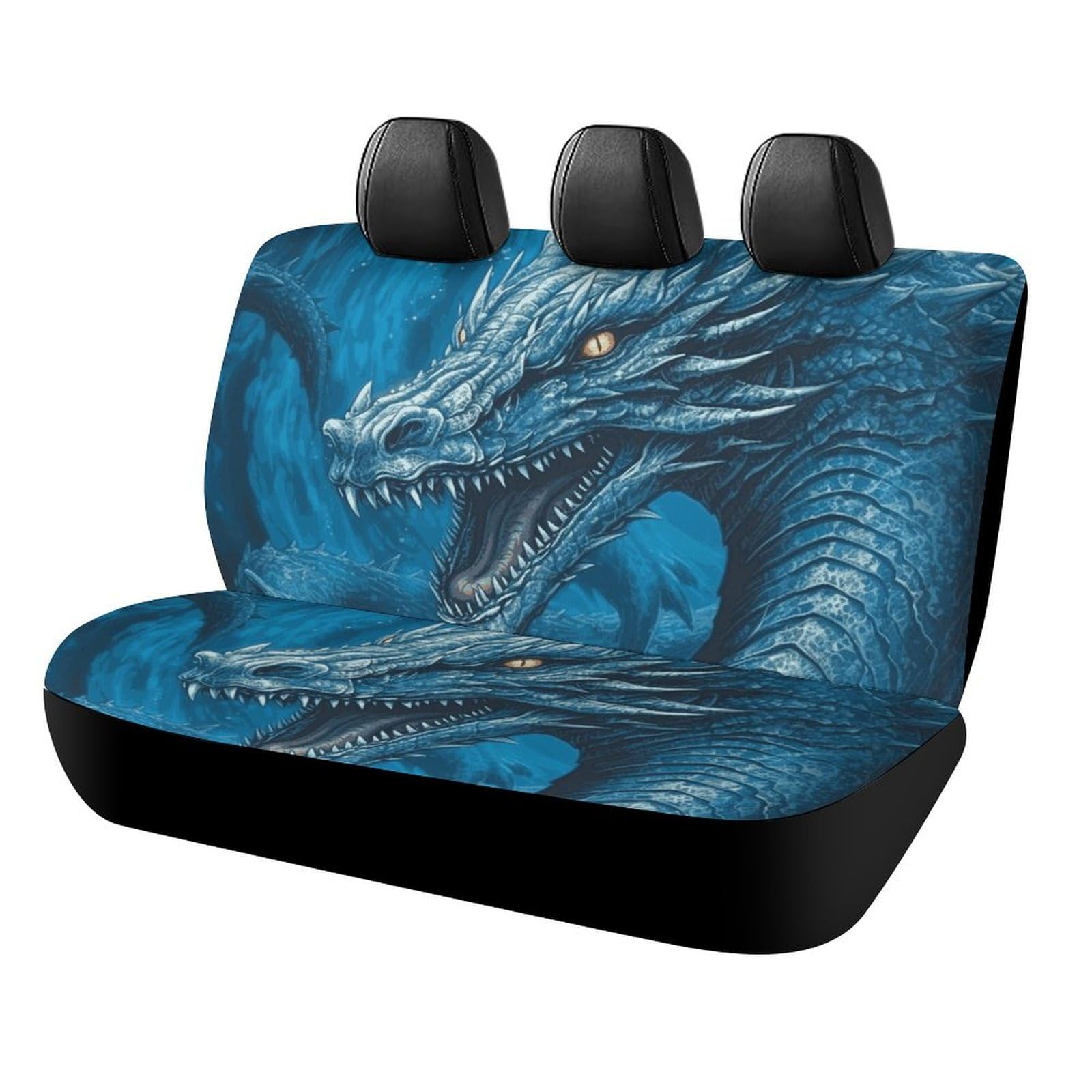 Rrtsmsgh Dragon Cool Blue Auto-Rücksitzbezüge für die meisten Autos, einfach zu installierende Rücksitze, Fahrzeugschutz, rutschfest und langlebig, universelles Autositzkissen für Haustiere Rrtsmsgh Dragon Cool Blue Auto-Rücksitzbezüge für die meisten Autos, einfach zu installierende Rücksitze, Fahrzeugschutz, rutschfest und langlebig, universelles Autositzkissen für Haustiere von Rrtsmsgh