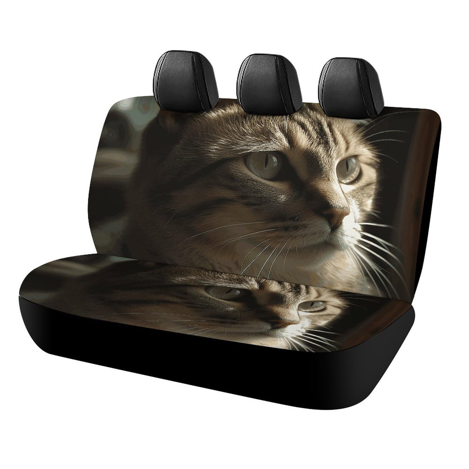 Rrtsmsgh Tabby Cat Auto-Rücksitzbezüge, für die meisten Autos, einfach zu installieren, rutschfest, langlebig, universelles Autositzkissen für Haustiere, verschüttete Flüssigkeiten Rrtsmsgh Tabby Cat Auto-Rücksitzbezüge, für die meisten Autos, einfach zu installieren, rutschfest, langlebig, universelles Autositzkissen für Haustiere, verschüttete Flüssigkeiten von Rrtsmsgh