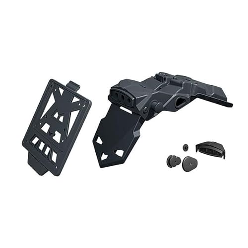 Rtech Kennzeichenhalter mit LED Integra schwarz für Yamaha T7 von R-Tech