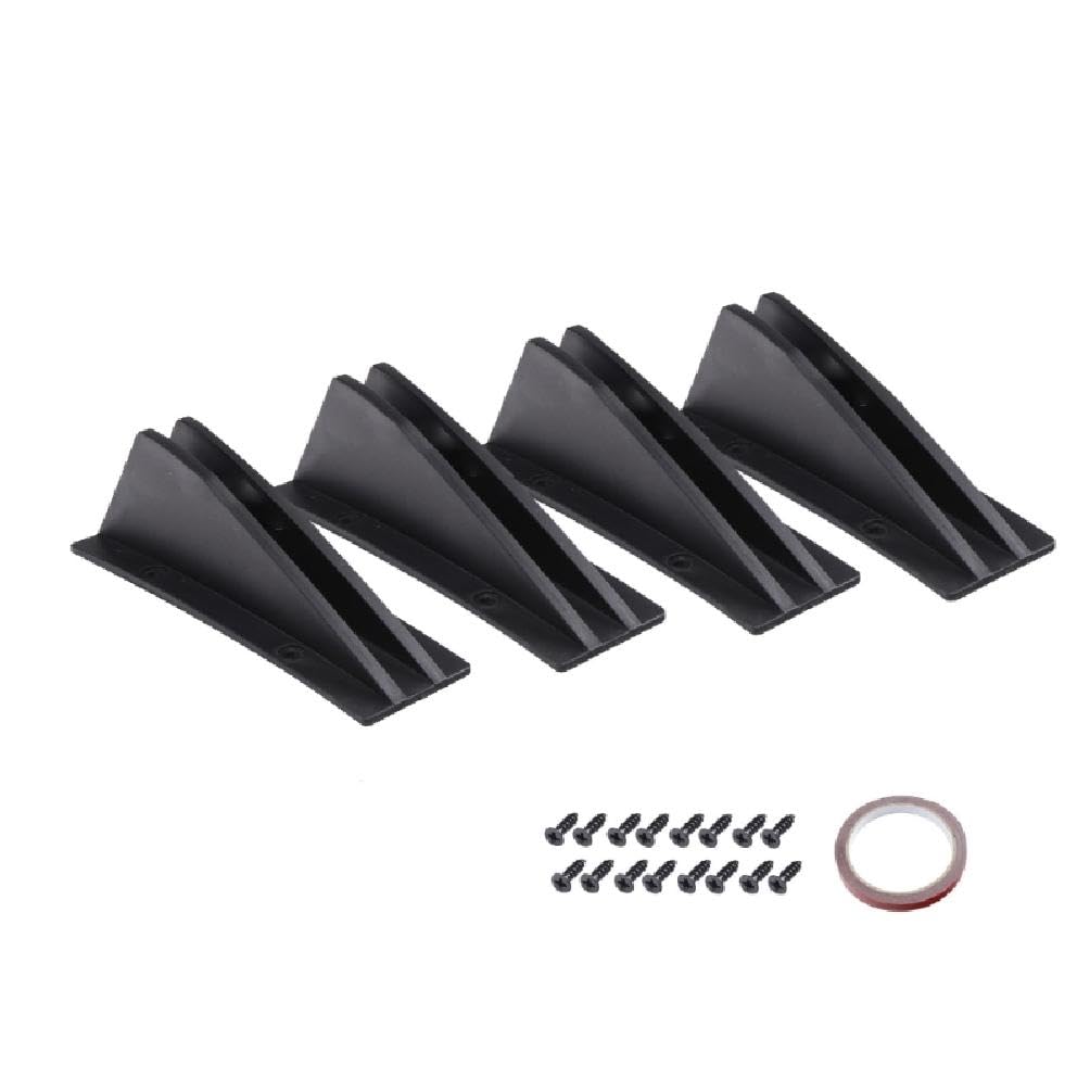 Universal Auto Modifizierte Heckschürze Diffusor Spoiler Kunststoff Heckschürze Lip Diffusor Auto Dekoration Carbon Auto Spoiler von Ruarby