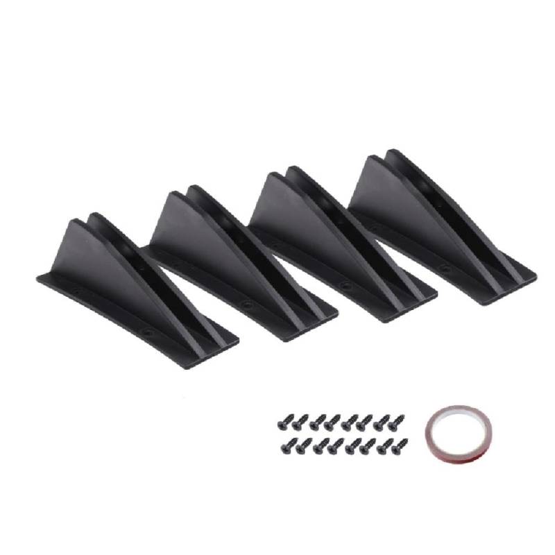 Universal Auto Modifizierte Heckschürze Diffusor Spoiler Kunststoff Heckschürze Lip Diffusor Auto Dekoration Carbon Auto Spoiler von Ruarby