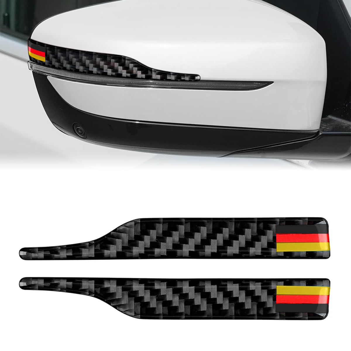 Ruayia Auto Aufkleber 2 Stück Auto Sticker, Autospiegel Aufkleber Dekoration Sport Stripes Auto Seitenspiegel für Autos SUV LKW Geländewagen Zubehör - Stil 2 Ruayia Auto Aufkleber 2 Stück Auto Sticker, Autospiegel Aufkleber Dekoration Sport Stripes Auto Seitenspiegel für Autos SUV LKW Geländewagen Zubehör - Stil 2 von Ruayia