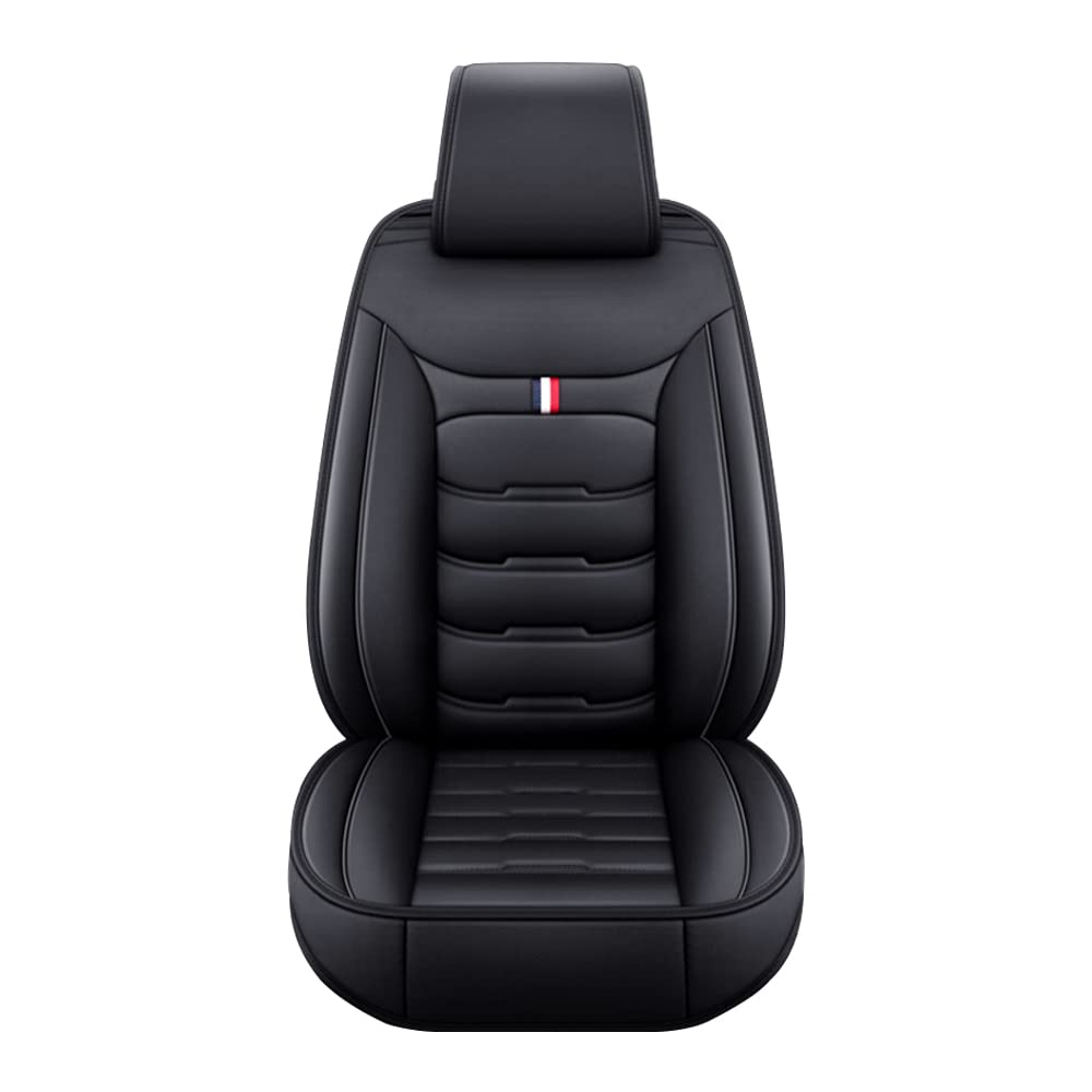 Autositzbezüge Für Peugeot 206 CC SW Wasserdichter Ledersitzbezug, 5-Sitzer-Bezug, Autositz Abdeckung Passend,Schwarz von Ruberpig