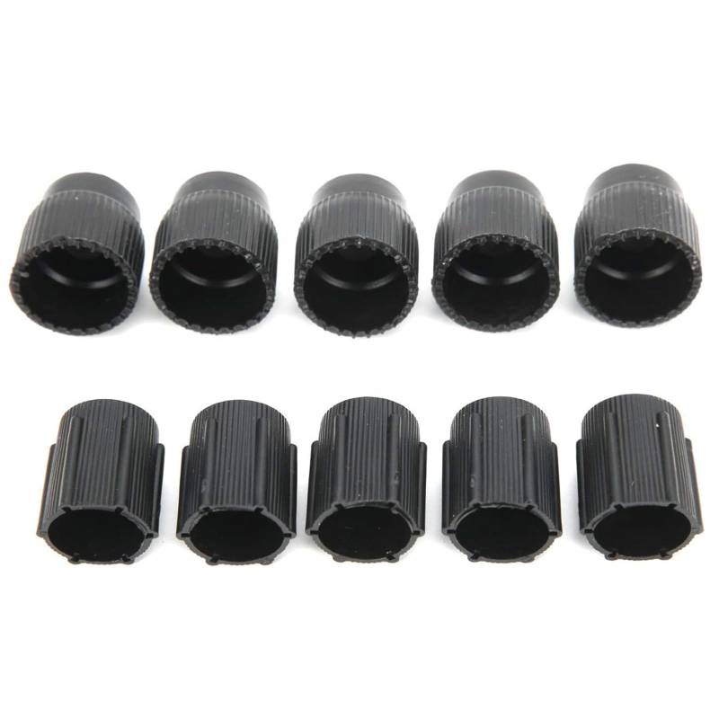 Rudiaoa 10pcs Systems Ladeanschlusskappen Automobilwartungszubehör R134A 13mm 16 Mm Ladeanschlusskappen Systemkappen von Rudiaoa