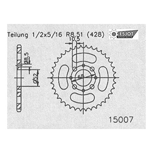 Kette moto Stahl/43â # 428â # 50 – Â 15007â – Â 43 Kette moto Stahl/43â # 428â # 50 – Â 15007â – Â 43 von Rueda24