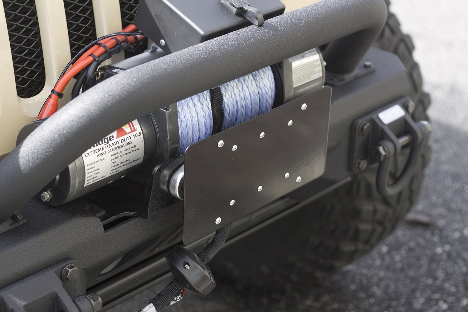 Rugged Ridge 11238.07 Halterung HAWSE Lic Teller von Rugged Ridge