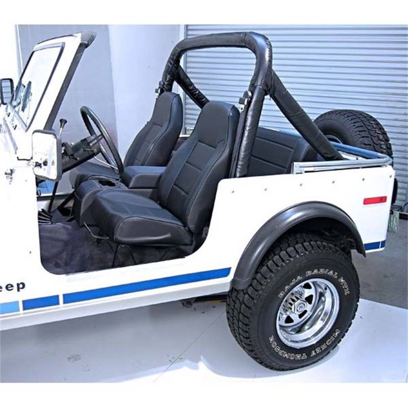 Rugged Ridge 13401.01 Standard schwarz hohe Rückenlehne Vordersitz von Rugged Ridge