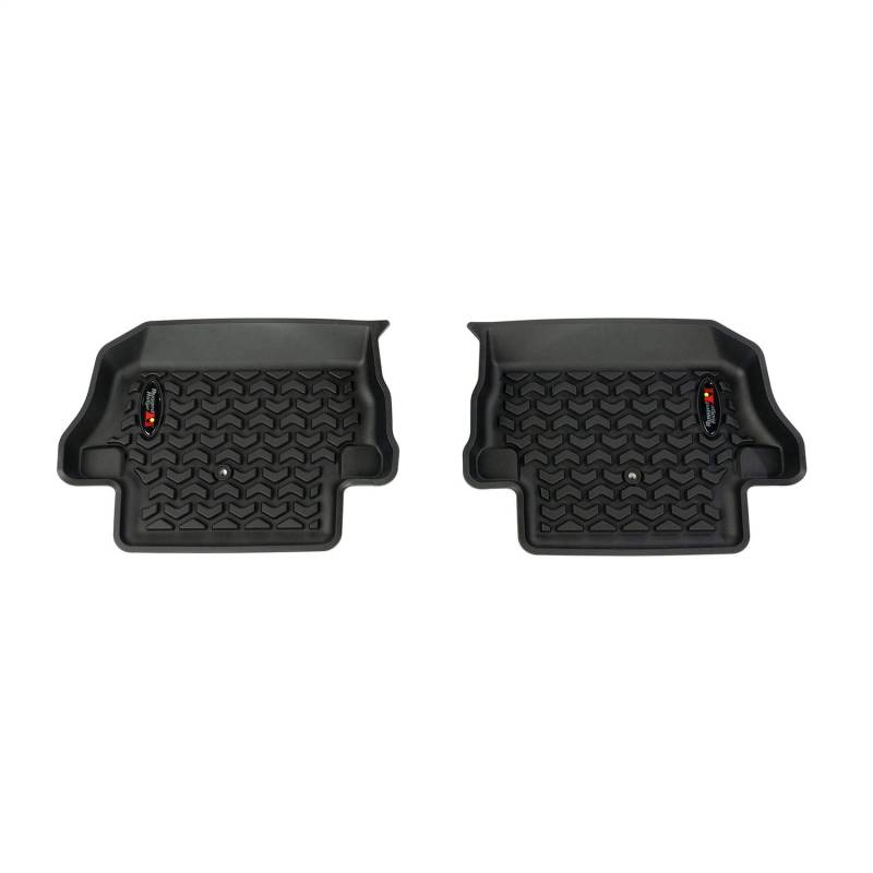 Rugged Ridge | All Terrain Bodenauskleidungsset, vorne/hinten, schwarz, 18–20 Jeep Wrangler JL, 2 Dr | 12987.43 | passend für Jeep Wrangler JL 2-Türer 2018–2024 von Rugged Ridge