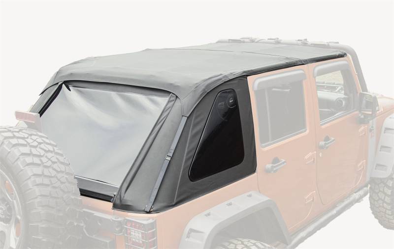 Rugged Ridge | Bowless Soft Top, Black Diamond | 13750.38 | Passend für Jeep Wrangler JK 4-Türer 2007–2018 von Rugged Ridge