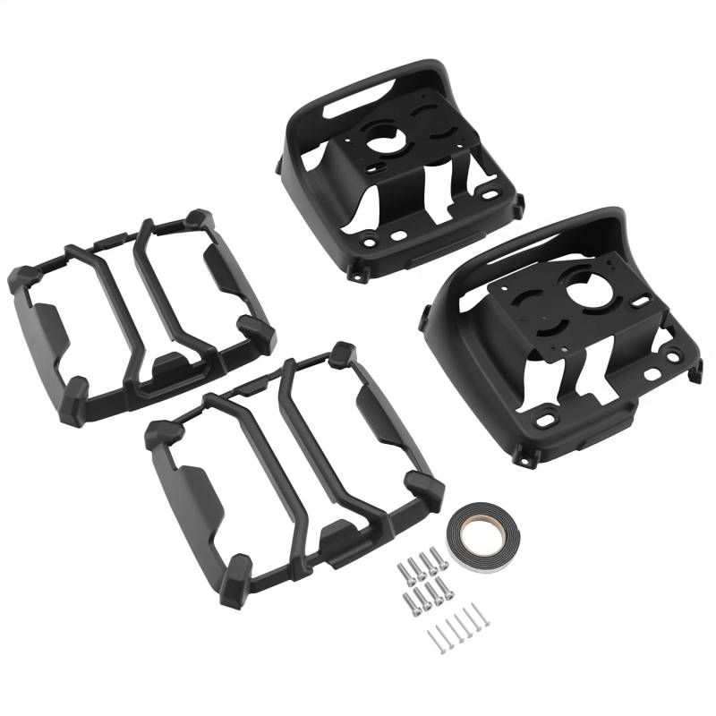 Rugged Ridge Konventioneller Light Elite Rücklicht-Schutz für Jeep Wrangler JL/JLU | Satinschwarz | 11226.13 | passend für Jeep Wrangler JL/JLU 2018–2025 von Rugged Ridge